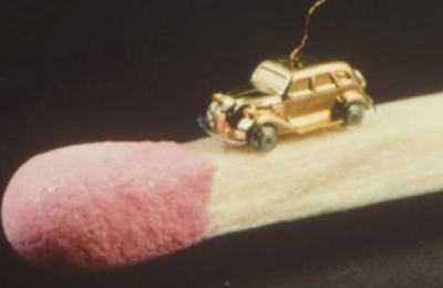El auto más chico del mundo mide cinco milímetros