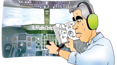 Un vuelo crítico