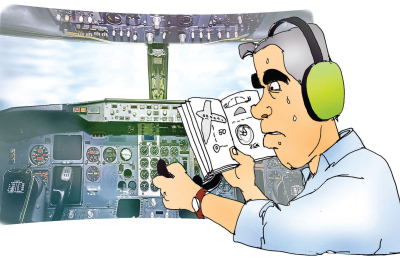 Un vuelo crítico