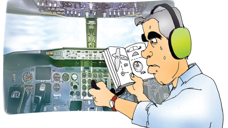 Un vuelo crítico
