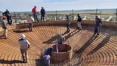 En Las Breñas, el gobierno avanza con la construcción de la red de agua potable