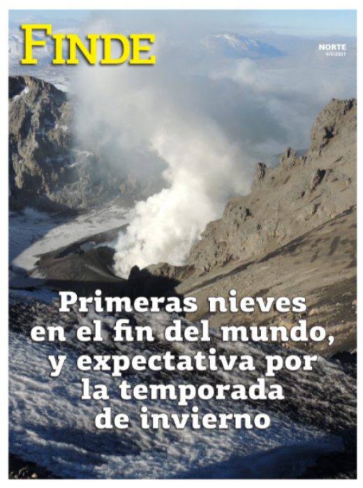 Primeras nieves en el fin del mundo, y expectativa por la temporada de invierno
