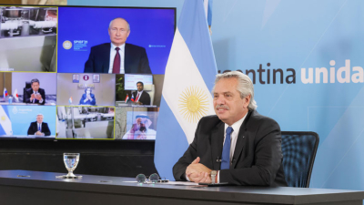 Fernández y Putin anunciaron la producción de Sputnik V en Argentina