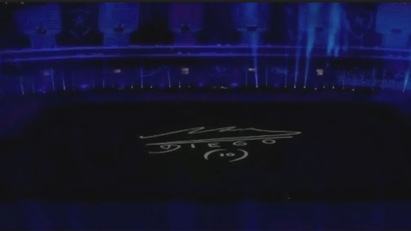 Emotivo homenaje de la Conmebol a Diego Maradona