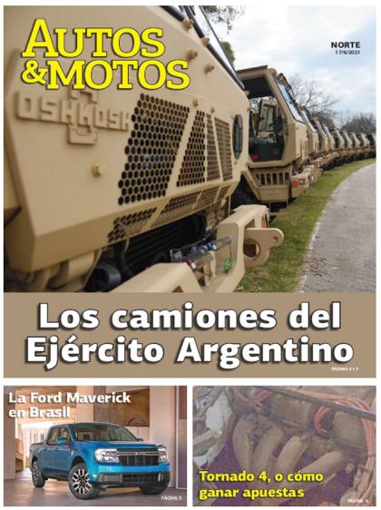 Los camiones del Ejército Argentino