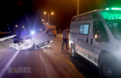 Fin de semana deja una decena de heridos en distintos siniestros viales