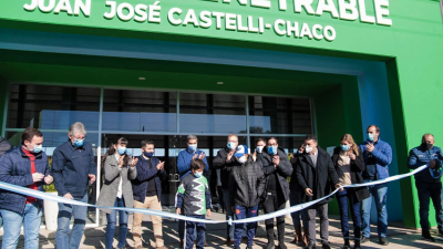 La infraestructura deportiva sumó imponente microestadio de Castelli