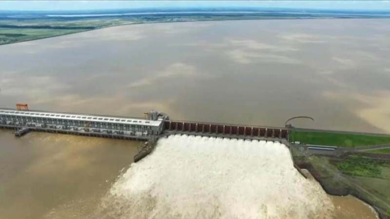 Yacyretá: los embalses de la represa tienen un almacenamiento del 35% por la bajante del río Paraná