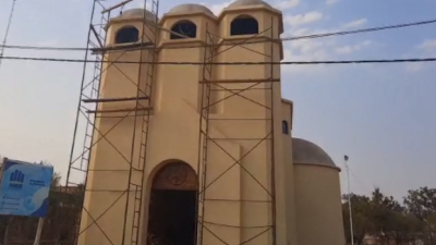 Sonaron  las campanas de la  parroquia ortodoxa Santa Trinidad
