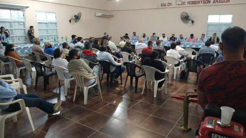 El sector foresto industrial se reunió con diputados en Los Frentones