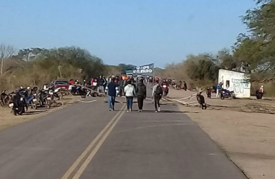 Cortes de la ruta 3: denuncian delito con complicidad estatal