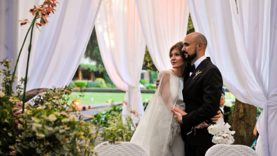 Abel Pintos y Mora Calabrese celebran su boda en un entorno de ensueño