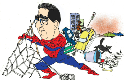 El hombre araña