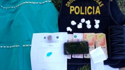 Una maestra jardinera atrapada con cocaína cuando viajaba en colectivo