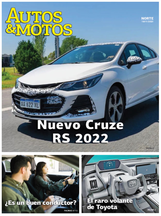 Nuevo Cruze RS 2022