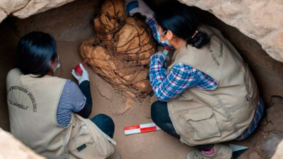 Perú: hallaron una momia preincaica en un complejo urbano de Lima