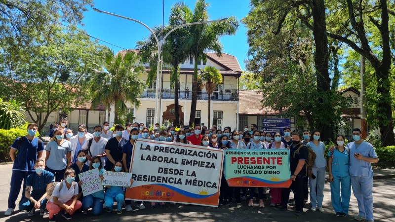 Residentes de Salud reclaman el pago de una suma fija