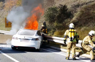 Los autos eléctricos y el fuego