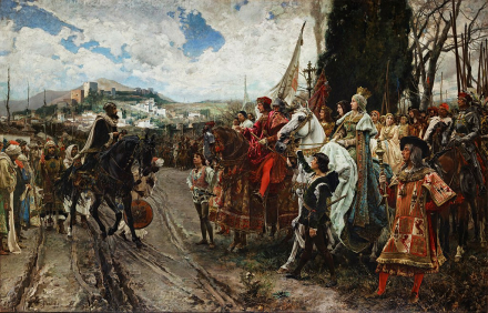 LA RENDICION DE GRANADA. De Francisco Pradilla. 1882.jpg