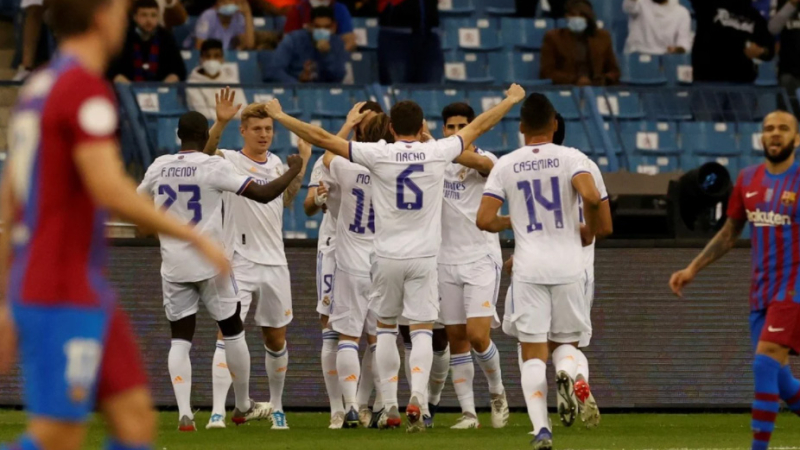 El Real Madrid eliminó al Barsa y es finalista de la Supercopa