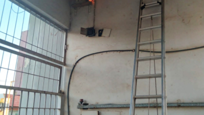 General San Martín: susto por un incendio en la sucursal del Banco del Chaco