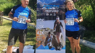 Chaqueños en el trail running de Lagunas de Epulauquen