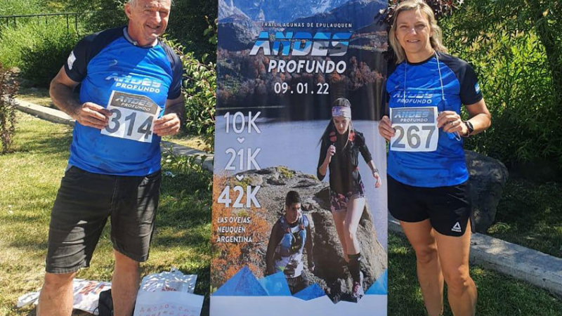 Chaqueños en el trail running de Lagunas de Epulauquen