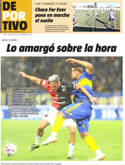 Lo amargó sobre la hora