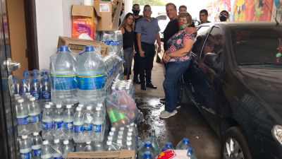Carnaval solidario: las donaciones ya se destinaron a los bomberos de Corrientes