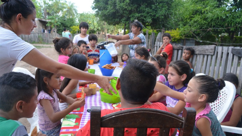 Los comedores exponen con crudeza los niveles de pobreza en el Chaco