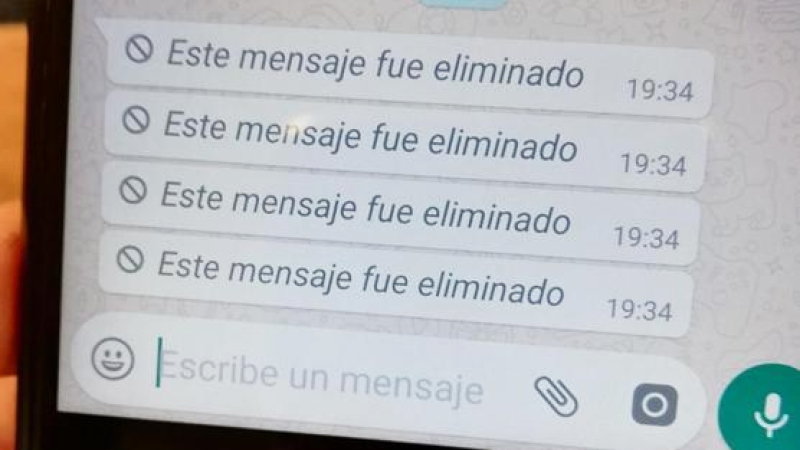 El truco para saber qué decían los mensajes eliminados en WhatsApp