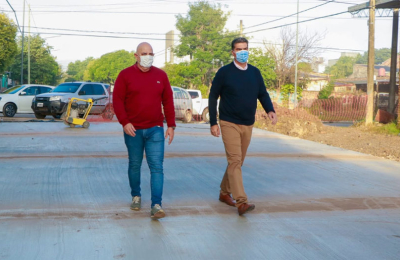 Gobierno concluye pavimentación de otras 11 cuadras en Villa Los Lirios