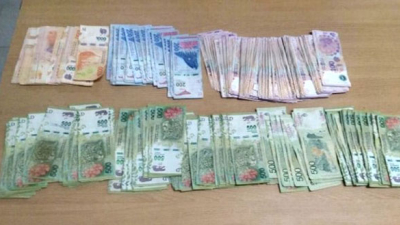 Robó trescientos mil pesos y fue detenido cuando salió a gastarlos