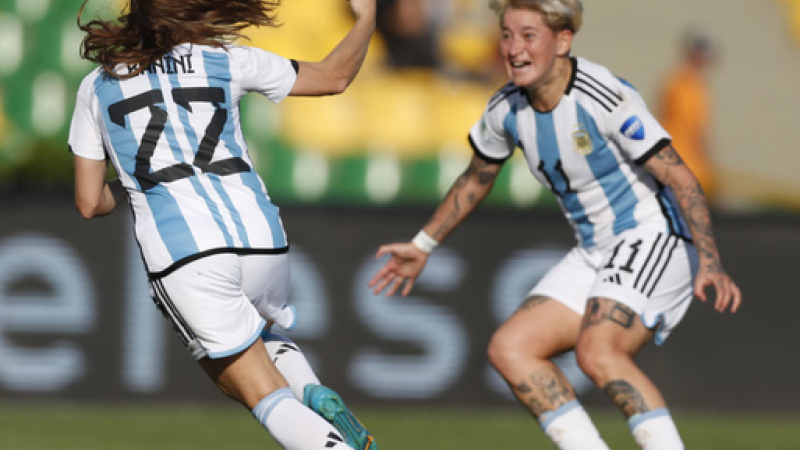 Argentina goleó 5-0 a Uruguay por la Copa América femenina