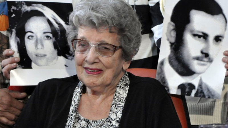 Murió Delia Giovanola, una de las fundadoras de Abuelas de Plaza de Mayo