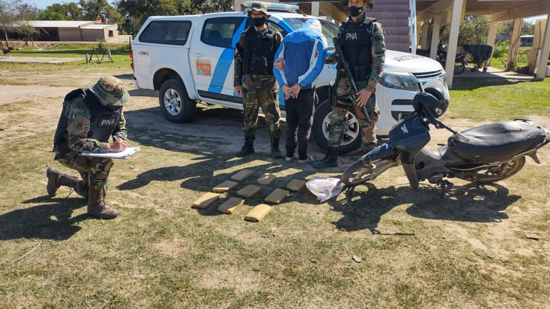 Prefectura secuestró 60 kilos de marihuana en Itatí y Las Palmas