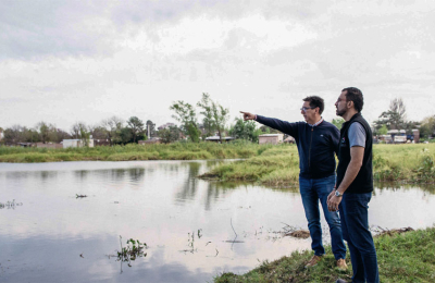 Avanzan los trabajos para recuperar la laguna Villa Chica