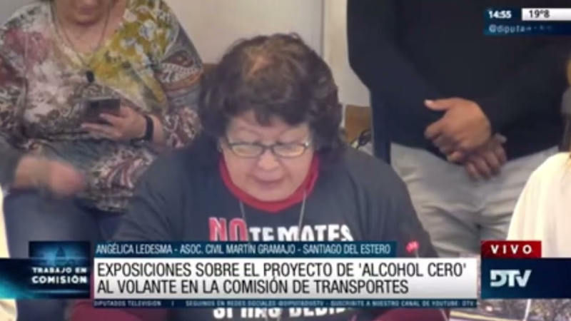 Asociaciones civiles y familiares de víctimas apoyaron la iniciativa de Alcohol Cero al Volante en Diputados