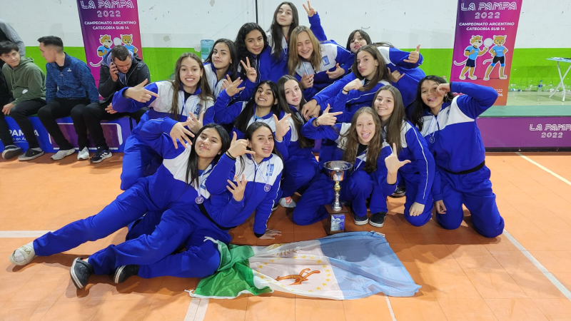 Vóleibol: las mujeres sub 14 en el podio del Argentino de Selecciones