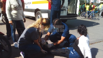 Estaba en un corte y fue atropellada