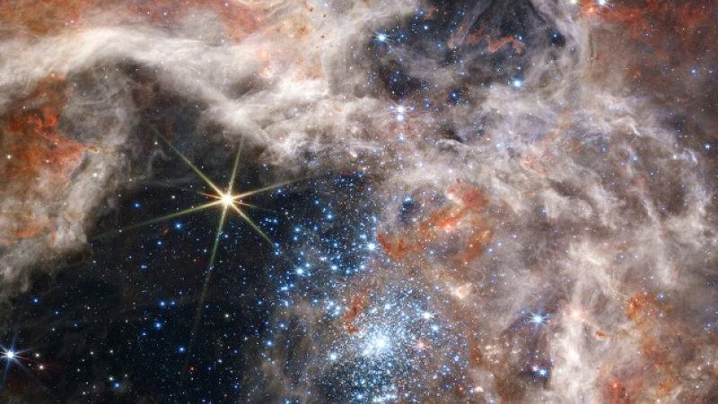 El Telescopio Webb capturó espectaculares detalles de la nebulosa Tarántula