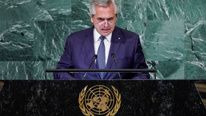 Ante la ONU, Fernández pidió "rechazo global" a discursos extremistas