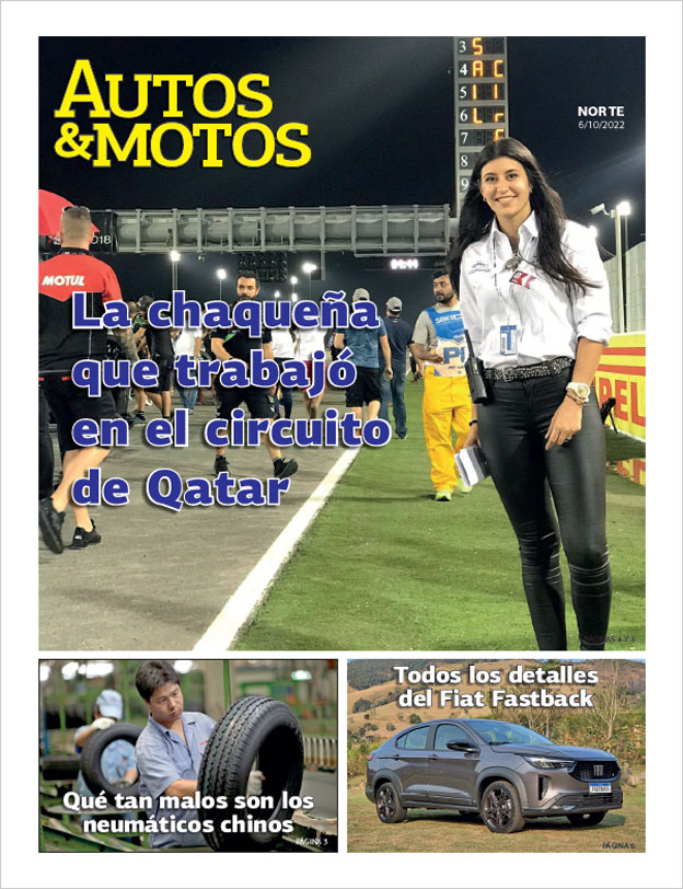 La chaqueña que trabajó en el circuito de Qatar