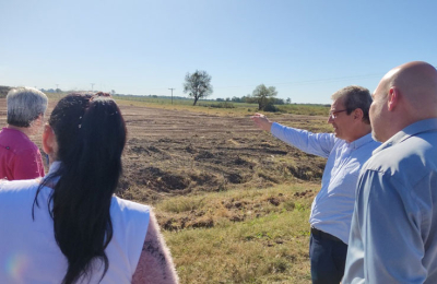 Educación consiguió terreno para construir a nueva la Escuela Primaria 200 de Quitilipi