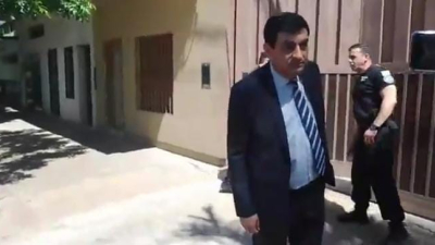 El conjuez Aranda se mostró "sorprendido" por la orden de allanamiento en su domicilio