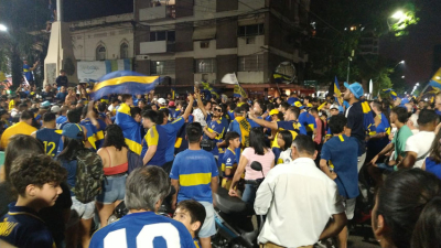 Resistencia festejó el campeonato de Boca Juniors