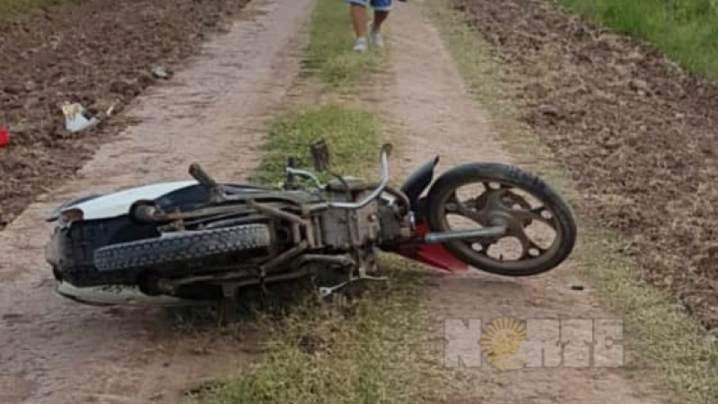 General Pinedo: perdió el control de la moto y falleció