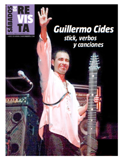 Guillermo Cides, stick, verbos y canciones