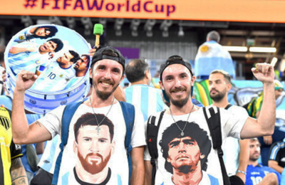 Maradona y ‘Lío‘, los astros argentinos de una muestra mundialista en Doha