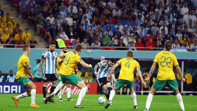 Victoria, fiesta y clasificación: Argentina a cuartos de final